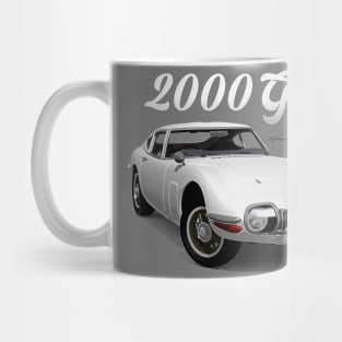 toyota 2000gt 1965 Front white Mug